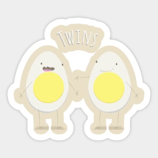 Twin eggs Sticker